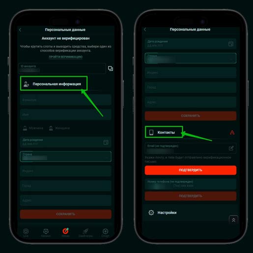 Идентификация профиля